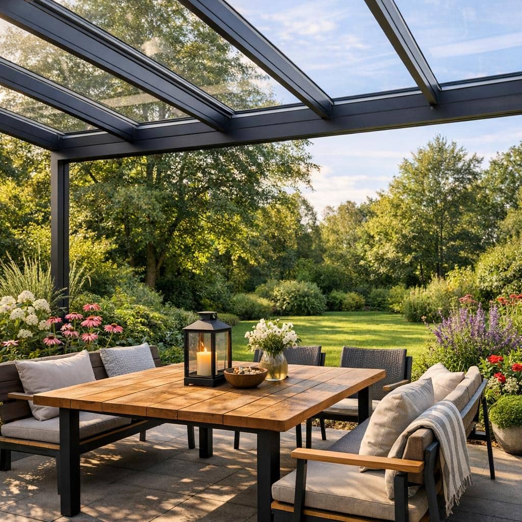 Mehr Zeit im Garten: Die perfekte Terrassenüberdachung